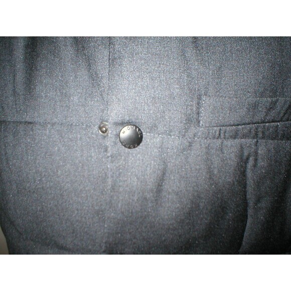 New  XXL Mens Very Nice Vest Michael Kors Dark Gray Jacket Warm Faux Suede Trim - Picture 5 of 7